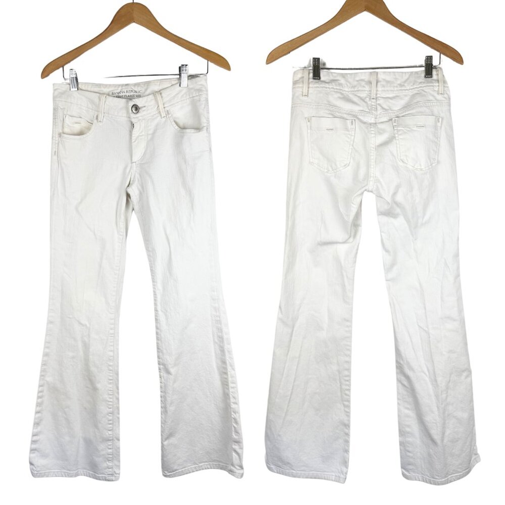 Banana Republic White Jeans